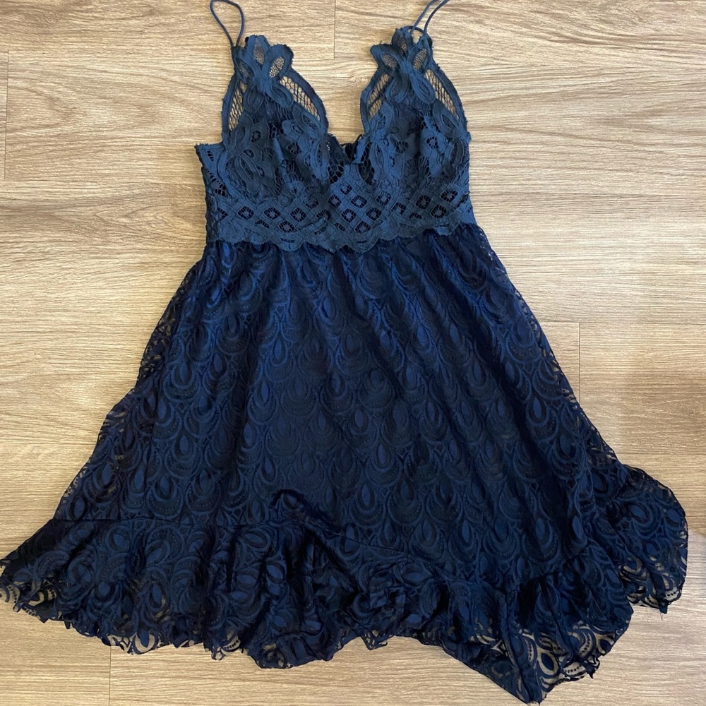 Free people one adella slip dress
